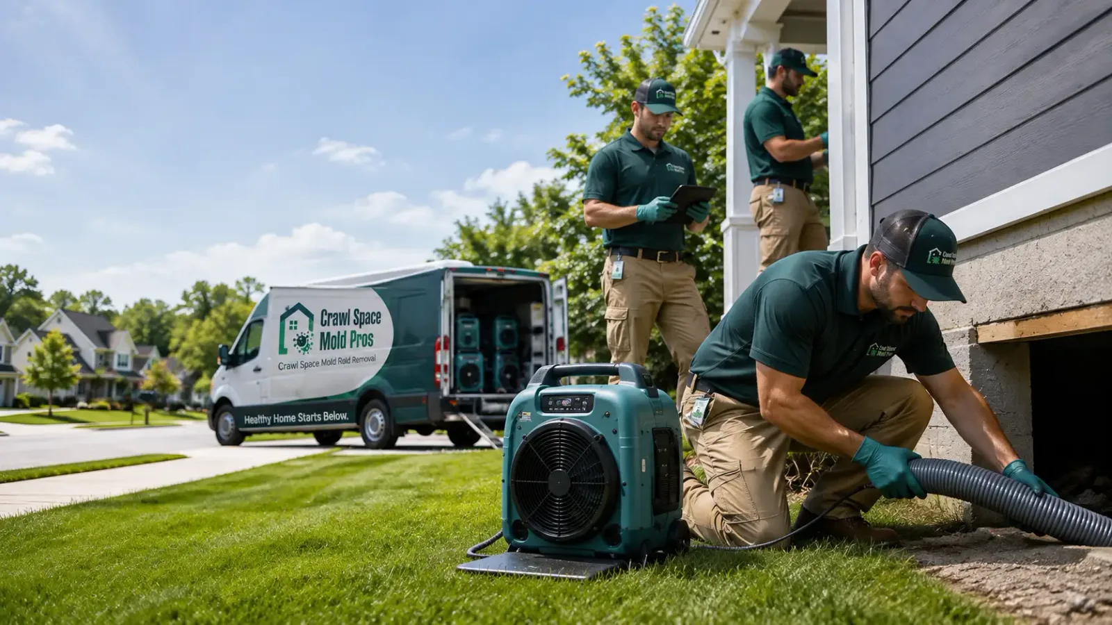 Crawl Space Mold Removal in Castalia, IA